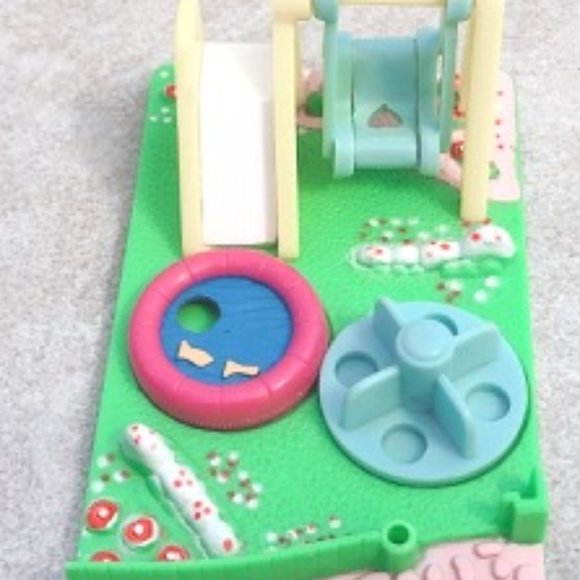 Vintage Polly Pocket Playground Slides and Swing - Picture 2 of 3